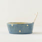 White bear  Dessert Cup Blue x Polka Dot | Kumiko Ishikawa
