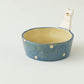 White bear  Dessert Cup Blue x Polka Dot | Kumiko Ishikawa