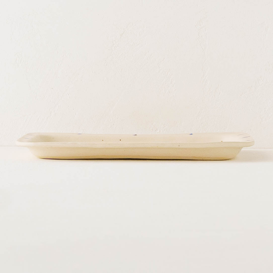 Flower Plate White B | Yukiko Nagahama (Yabukarabou)