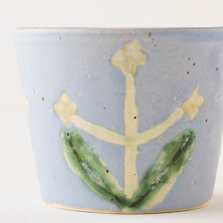 Flower Cup light blue A | Yukiko Nagahama (Yabukarabou)