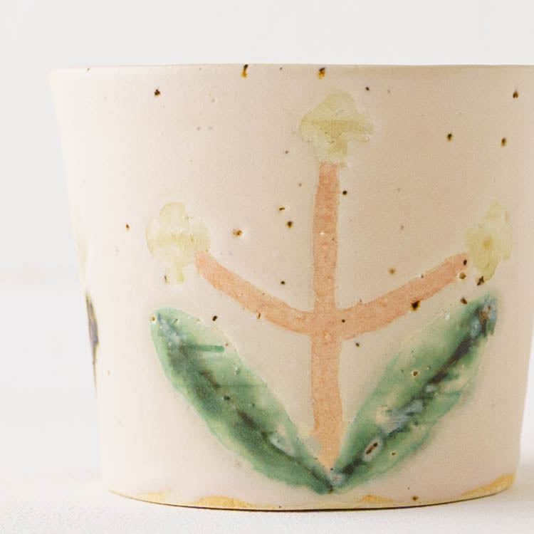 Flower Cup White B | Yukiko Nagahama (Yabukarabou)