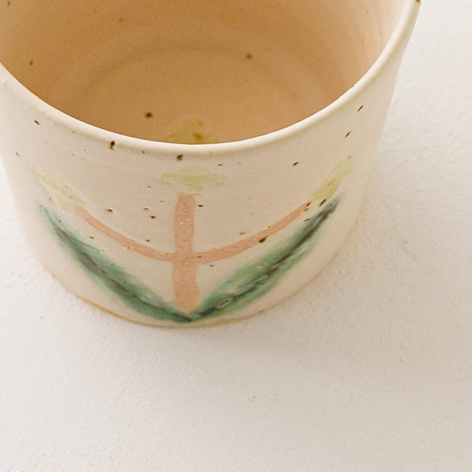 Flower Cup White B | Yukiko Nagahama (Yabukarabou)