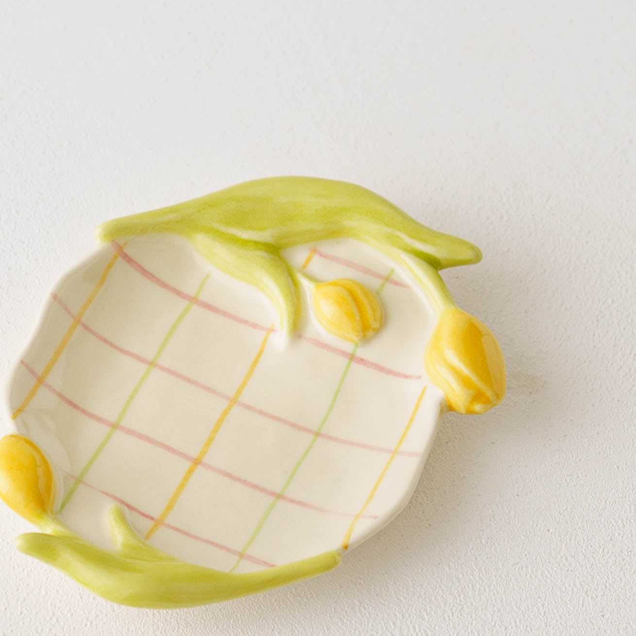 チューリップ小皿　C｜オオヤサイリ