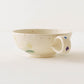 Flower soup mug white A | Yukiko Nagahama (Yabukarabou)