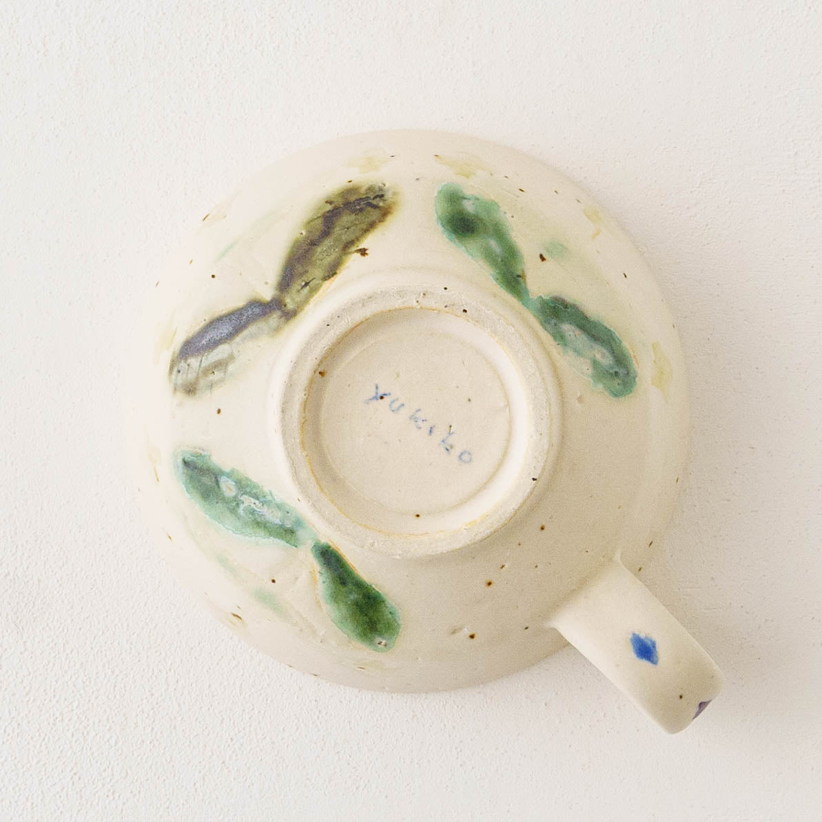 Flower soup mug white A | Yukiko Nagahama (Yabukarabou)