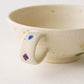 Flower soup mug white A | Yukiko Nagahama (Yabukarabou)