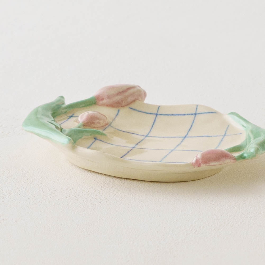 チューリップ小皿　I｜オオヤサイリ