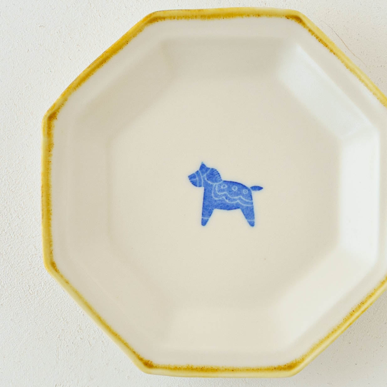Octagonal Plate S  Horse | Toshiyuki Haramura