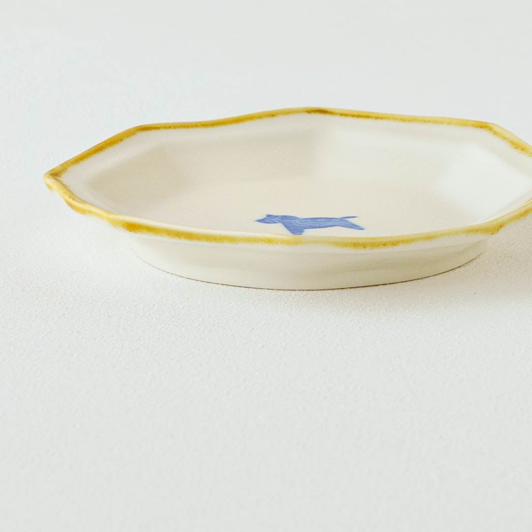 Octagonal Plate S  Horse | Toshiyuki Haramura