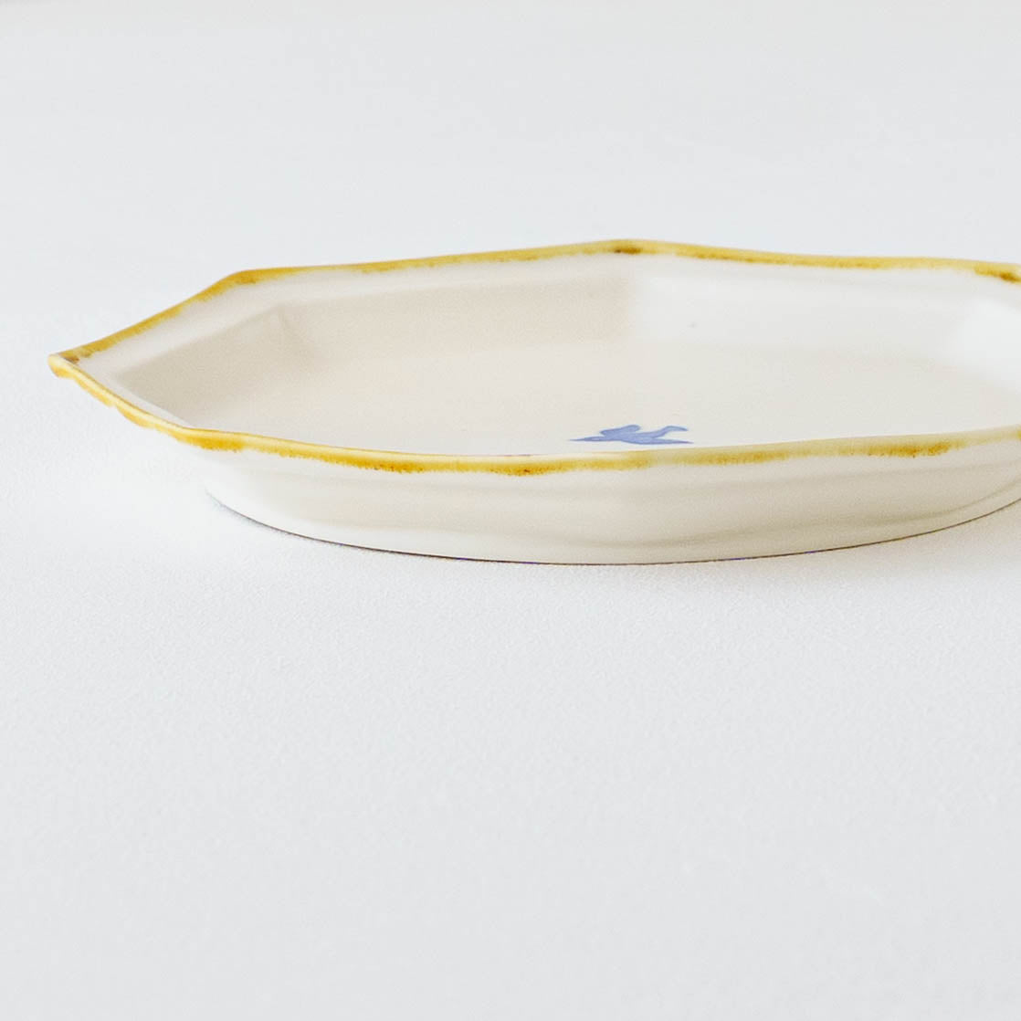 Octagonal Plate L  Bird | Toshiyuki Haramura