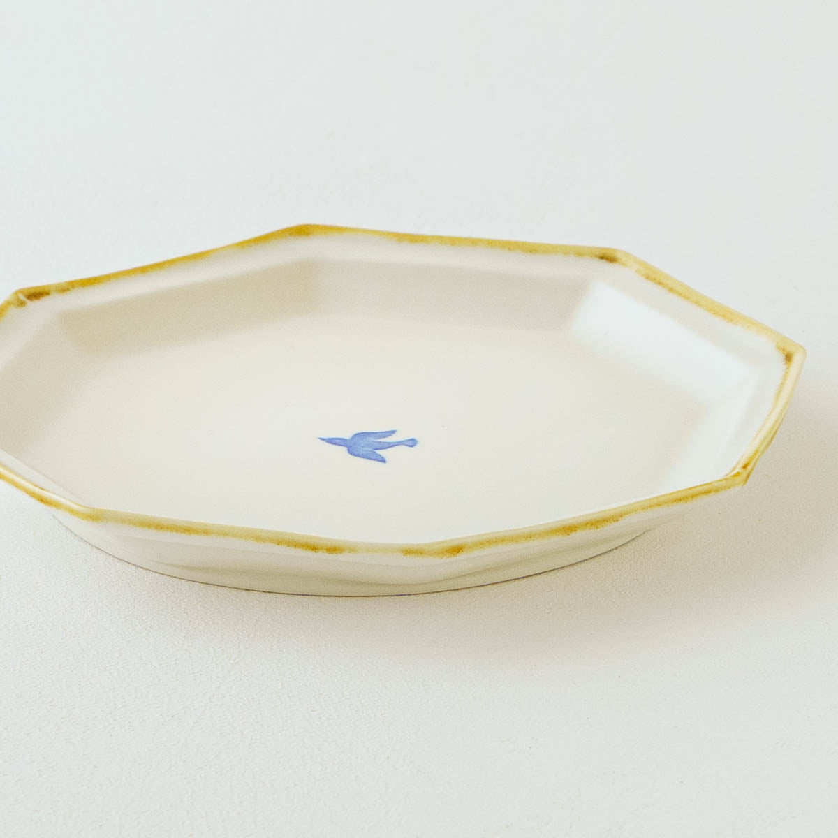 Octagonal Plate L  Bird | Toshiyuki Haramura