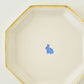 Large octagonal plate, rabbit design | Toshiyuki Haramura