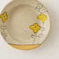 Plate yellow flower S | Asako Okamura