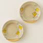 Plate yellow flower S | Asako Okamura