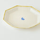 Large octagonal plate, rabbit design | Toshiyuki Haramura