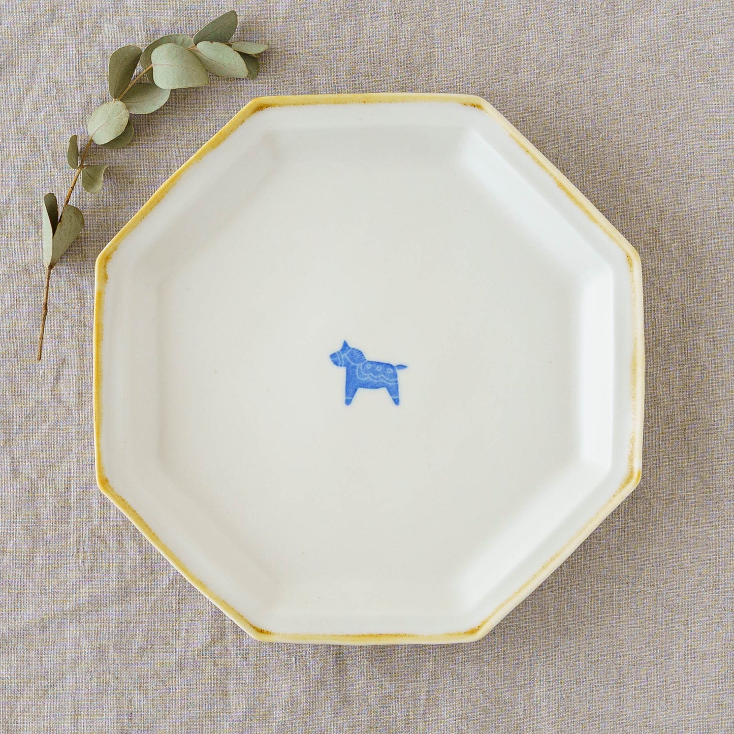 Octagonal Plate L Horse | Toshiyuki Haramura