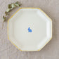 Large octagonal plate, rabbit design | Toshiyuki Haramura