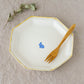 Large octagonal plate, rabbit design | Toshiyuki Haramura