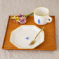 Octagonal Plate L  Bird | Toshiyuki Haramura