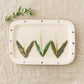 Flower Plate White B | Yukiko Nagahama (Yabukarabou)