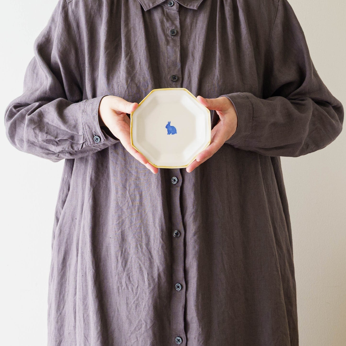 Octagonal Plate, Rabbit | Toshiyuki Haramura