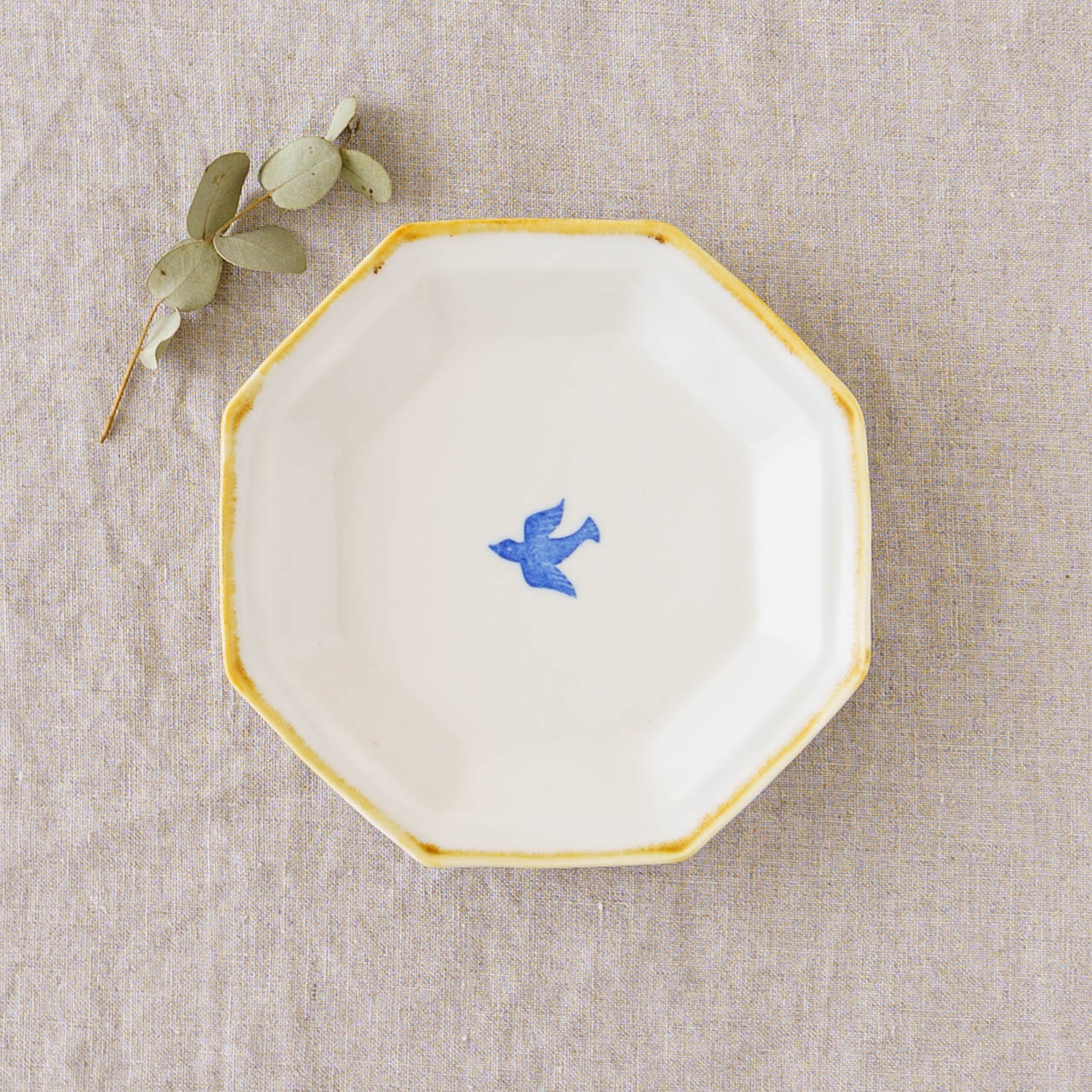 Octagonal Plate S  Bird | Toshiyuki Haramura