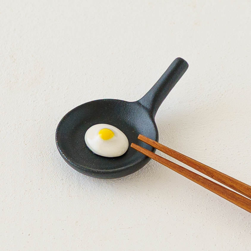 Chopstick rest Breakfast Series | Minoyaki Ihoshirogama Chopstick Rest