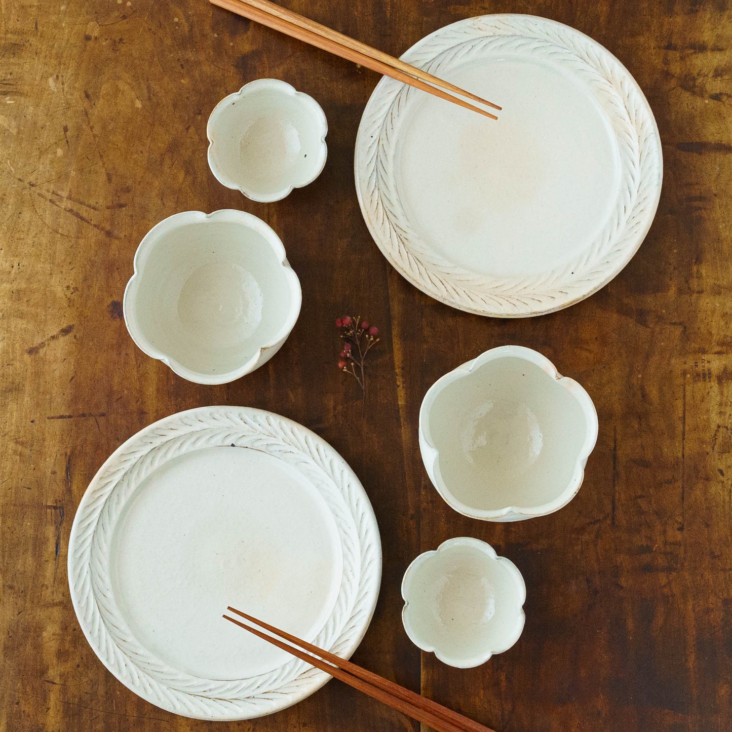 Flower Bowl White | Furutani Pottery