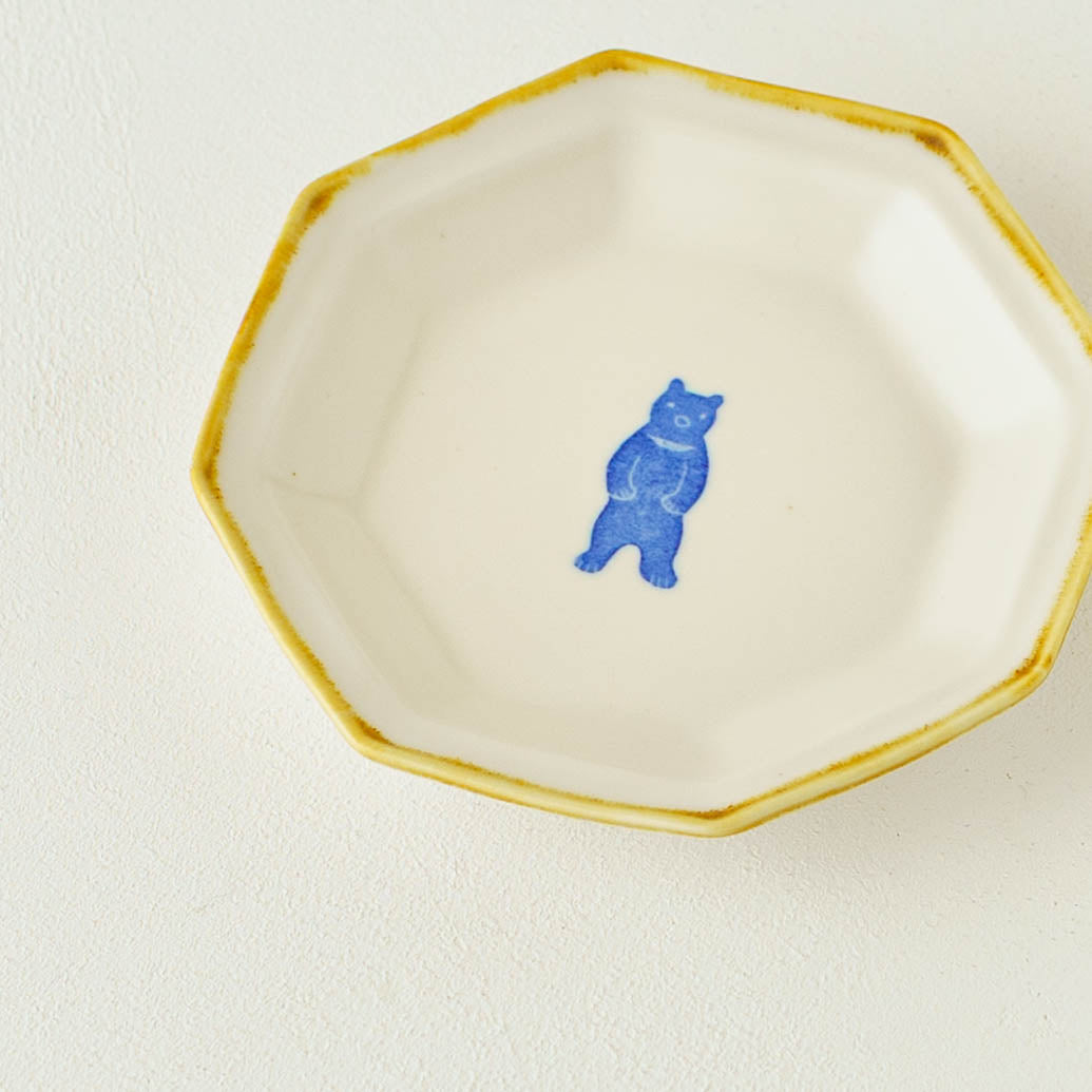 Octagonal Plate S  Bear | Toshiyuki Haramura