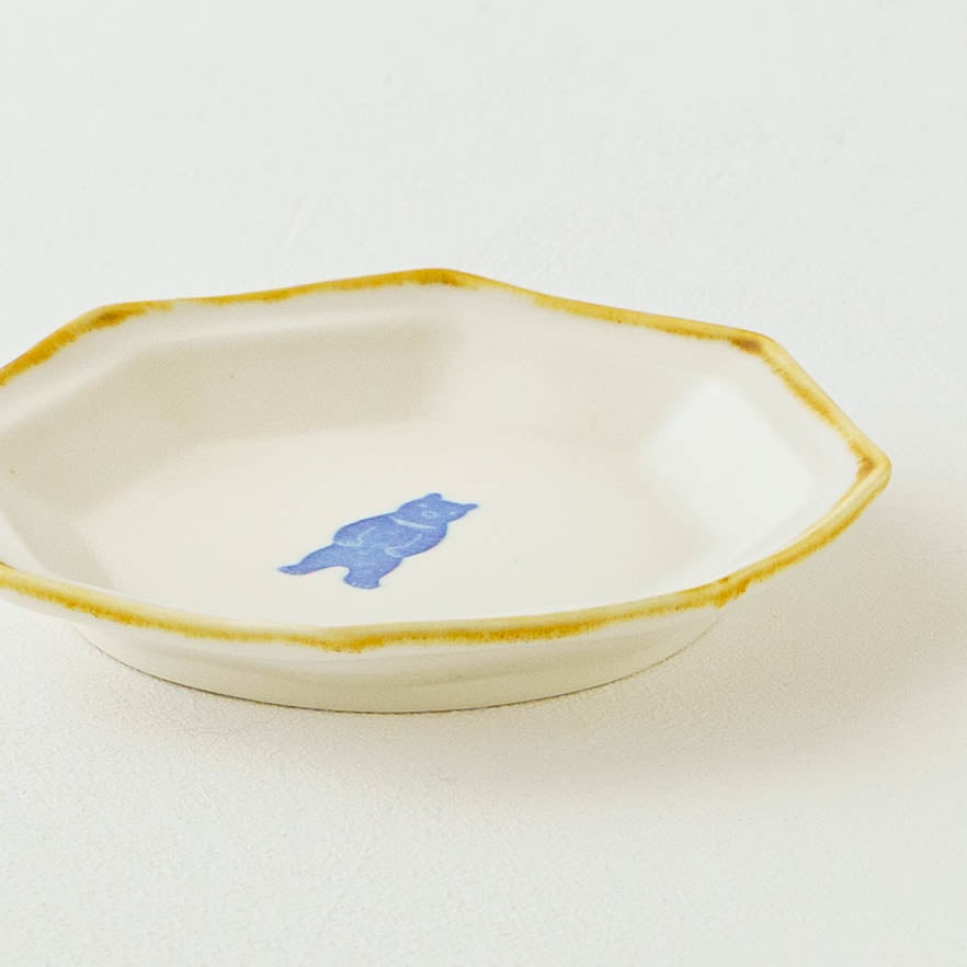 Octagonal Plate S  Bear | Toshiyuki Haramura