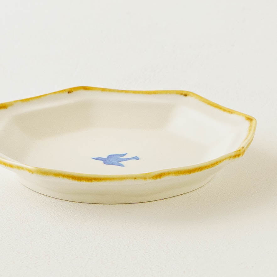 Octagonal Plate S  Bird | Toshiyuki Haramura