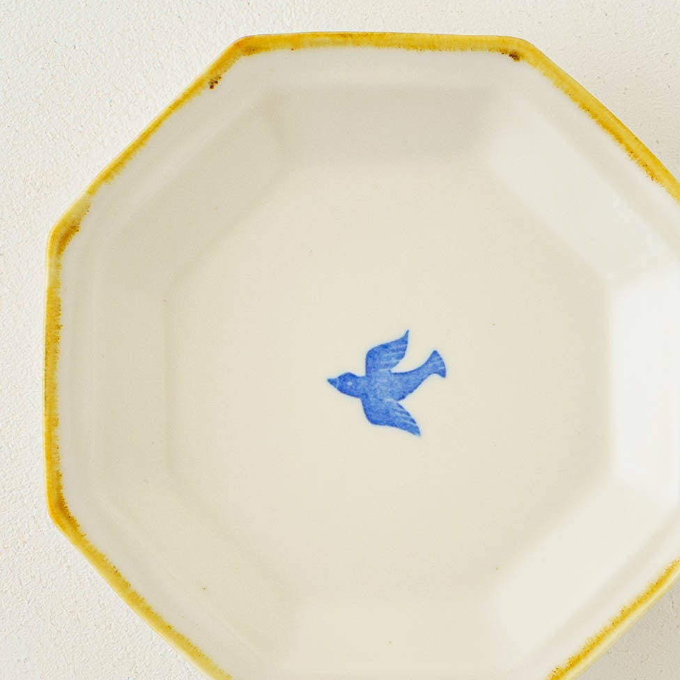 Octagonal Plate S  Bird | Toshiyuki Haramura