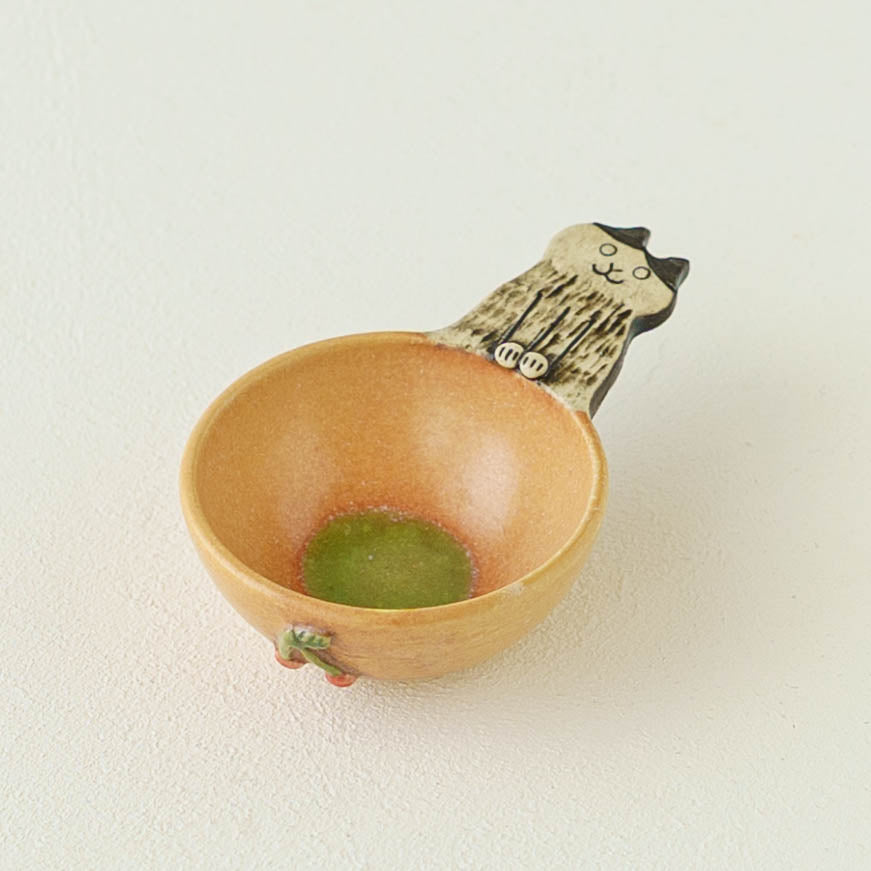 コーヒーメジャースプーン　ねこ　ハチワレ x 黒｜種田ゆか