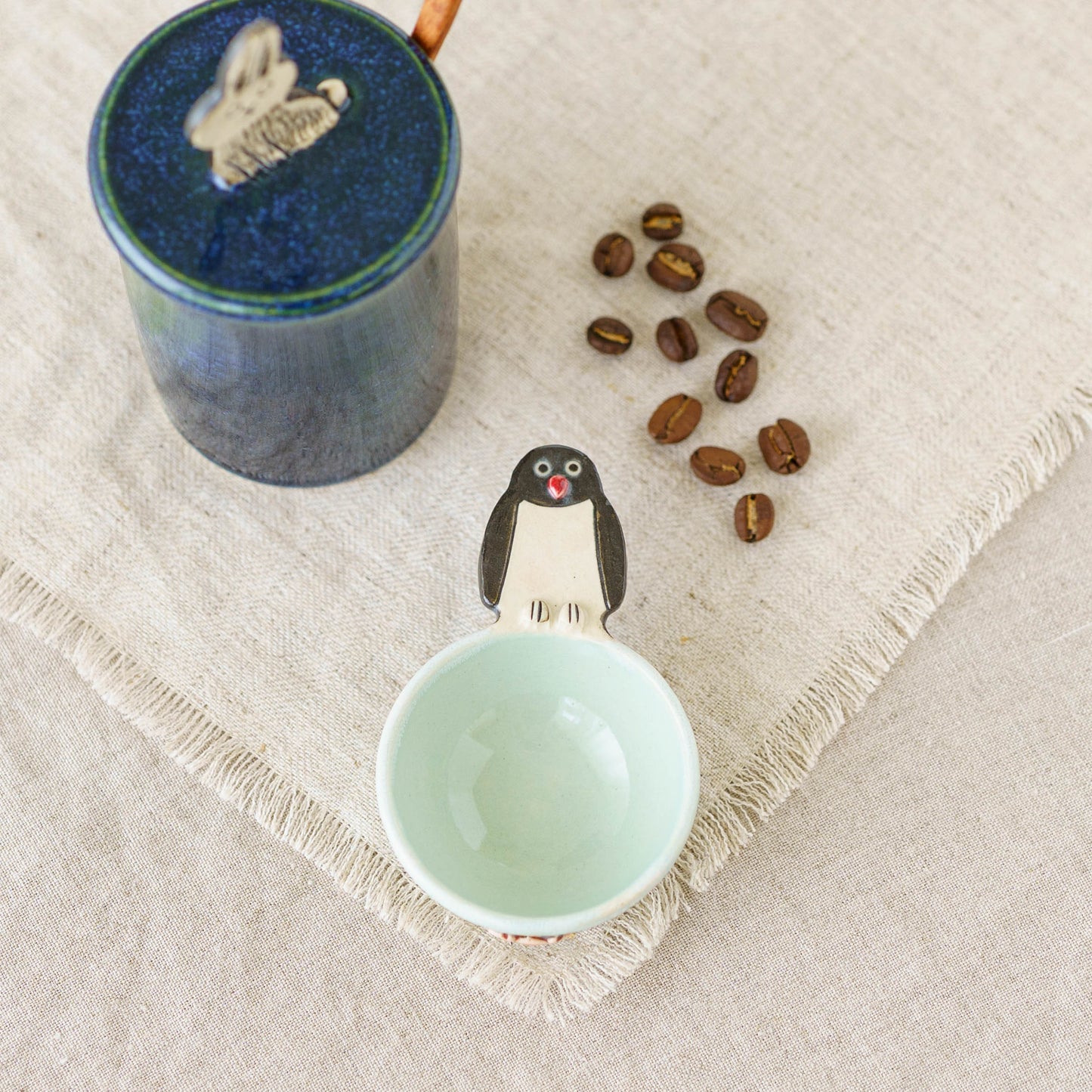 コーヒーメジャースプーン　ペンギン｜種田ゆか