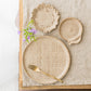 flower small plate White | fuji-gallery