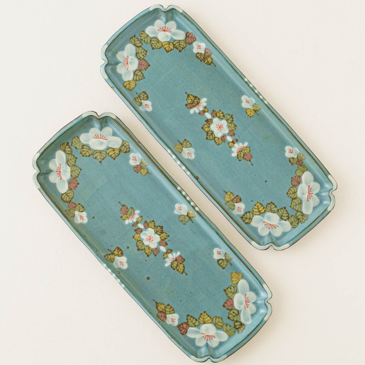 Square plate blue｜Satsukigama