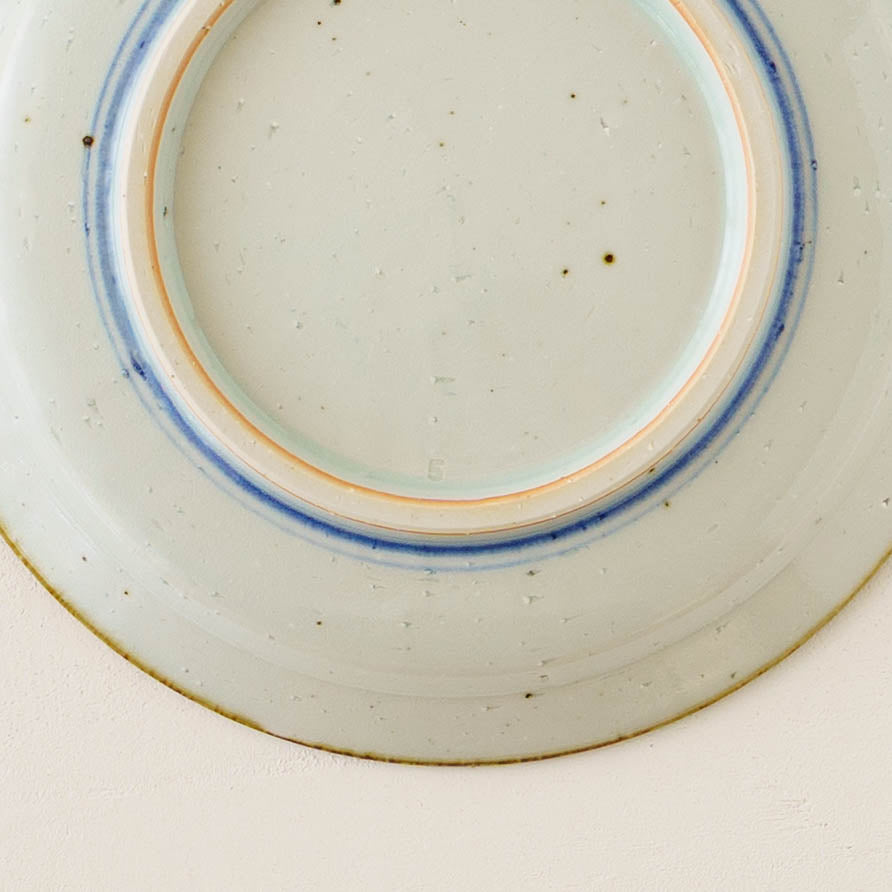 21cm rimmed plate chrysanthemum| Satsukigama