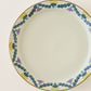21cm rimmed plate dandelion and lotus | Satsukigama