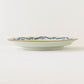 21cm rimmed plate dandelion and lotus | Satsukigama