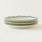 21cm rimmed plate dandelion and lotus | Satsukigama