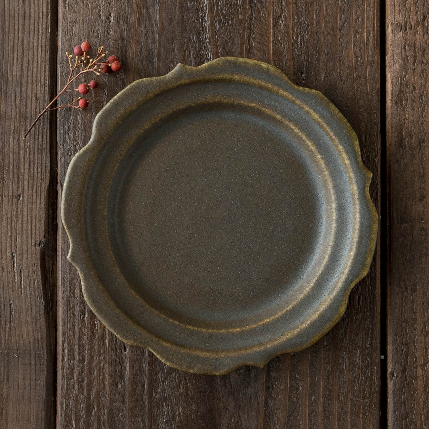 Plate 18.5cm Bworn | Furutani Pottery