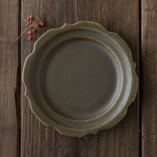 Plate 18.5cm Bworn | Furutani Pottery