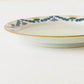 21cm rimmed plate dandelion and lotus | Satsukigama