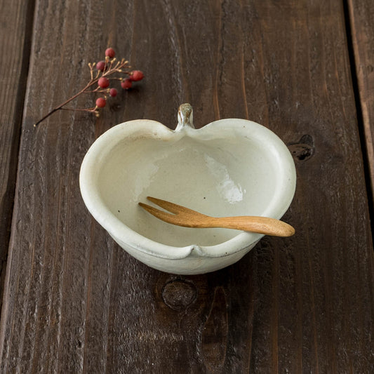 Apple Bowl SS White｜Furutani Pottery