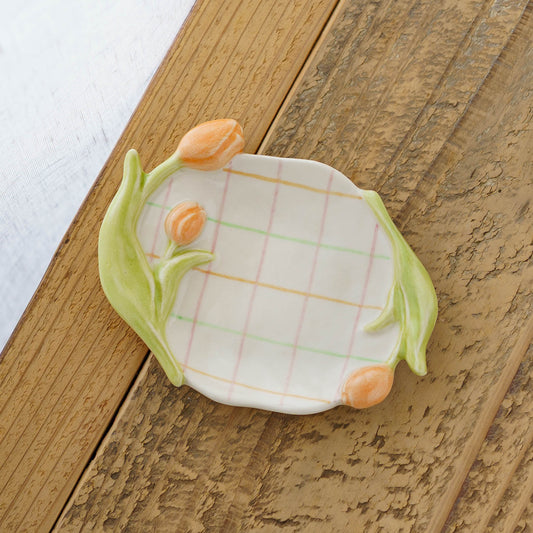 Tulip small plate L | Oya Sairi
