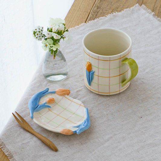 Tulip small plate E | Oya Sairi