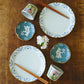 21cm rimmed plate chrysanthemum| Satsukigama