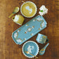 Square plate blue｜Satsukigama