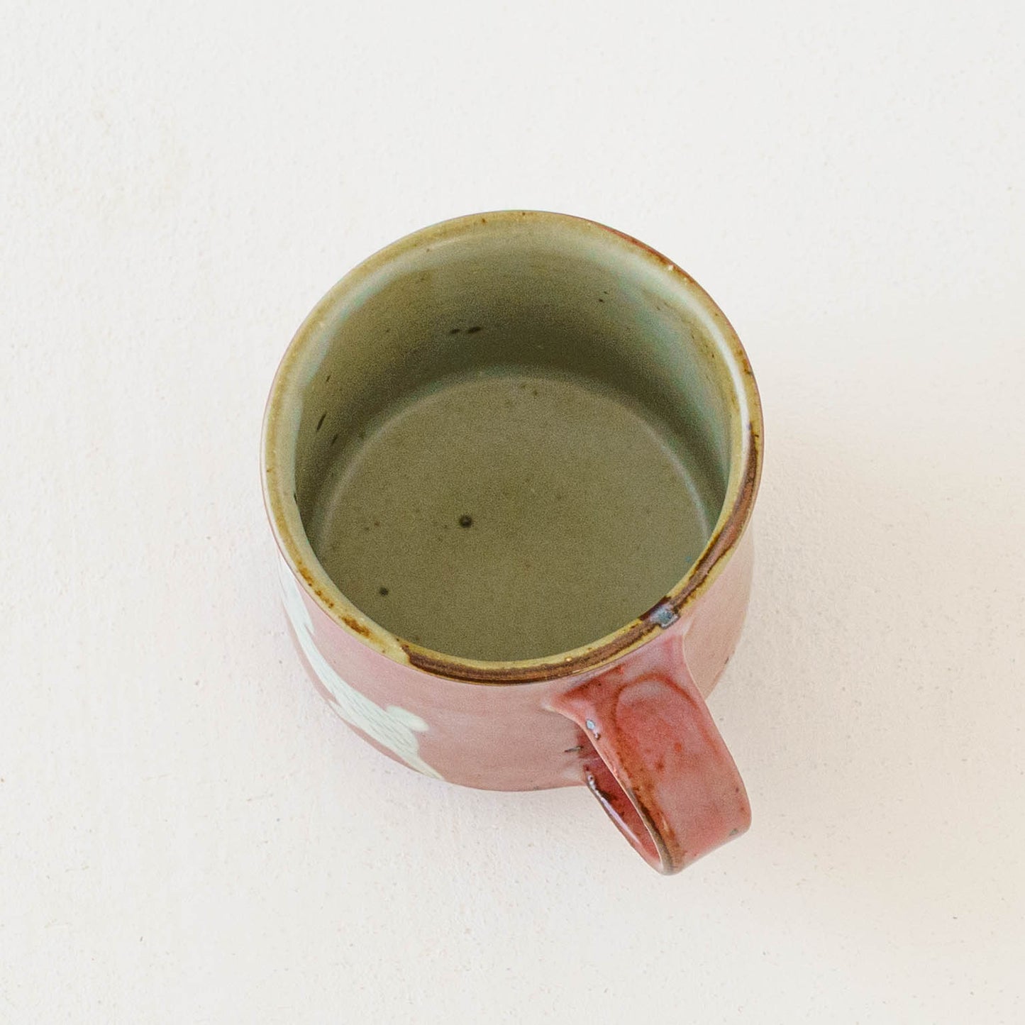 角コーヒーカップ　中　うさぎ｜皐月窯
