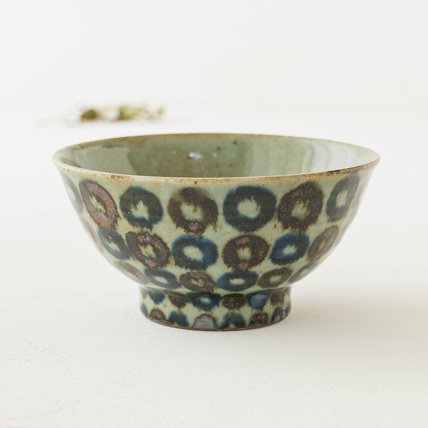 皐月窯さんのお茶漬け茶碗呉須鉄丸